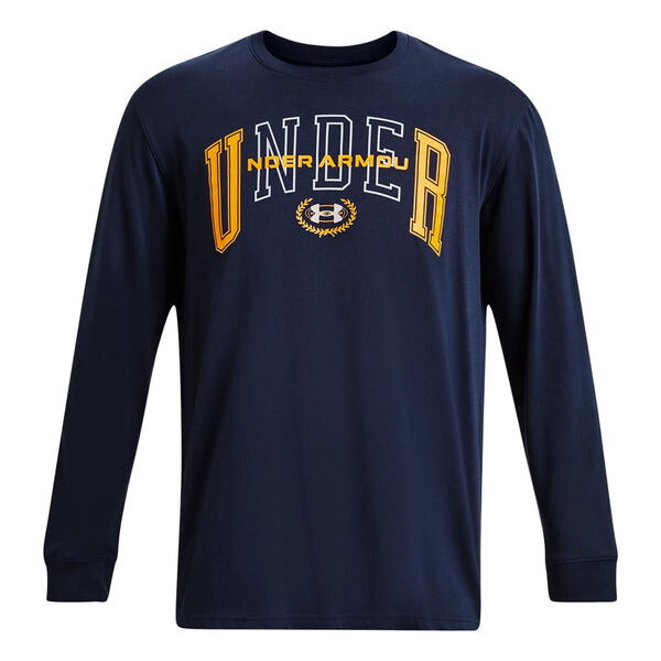 Футболка crest heavyweight long sleeve t-shirt 'midnight navy gold' Under Armour, синий
Футболка crest heavyweight long sleeve t-shirt 'midnight navy gold' Under Armour, синий