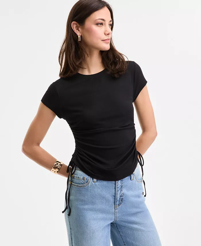 Женская футболка с завязками сбоку I.N.C. International Concepts, черный
Женская футболка с завязками сбоку I.N.C. International Concepts, черный