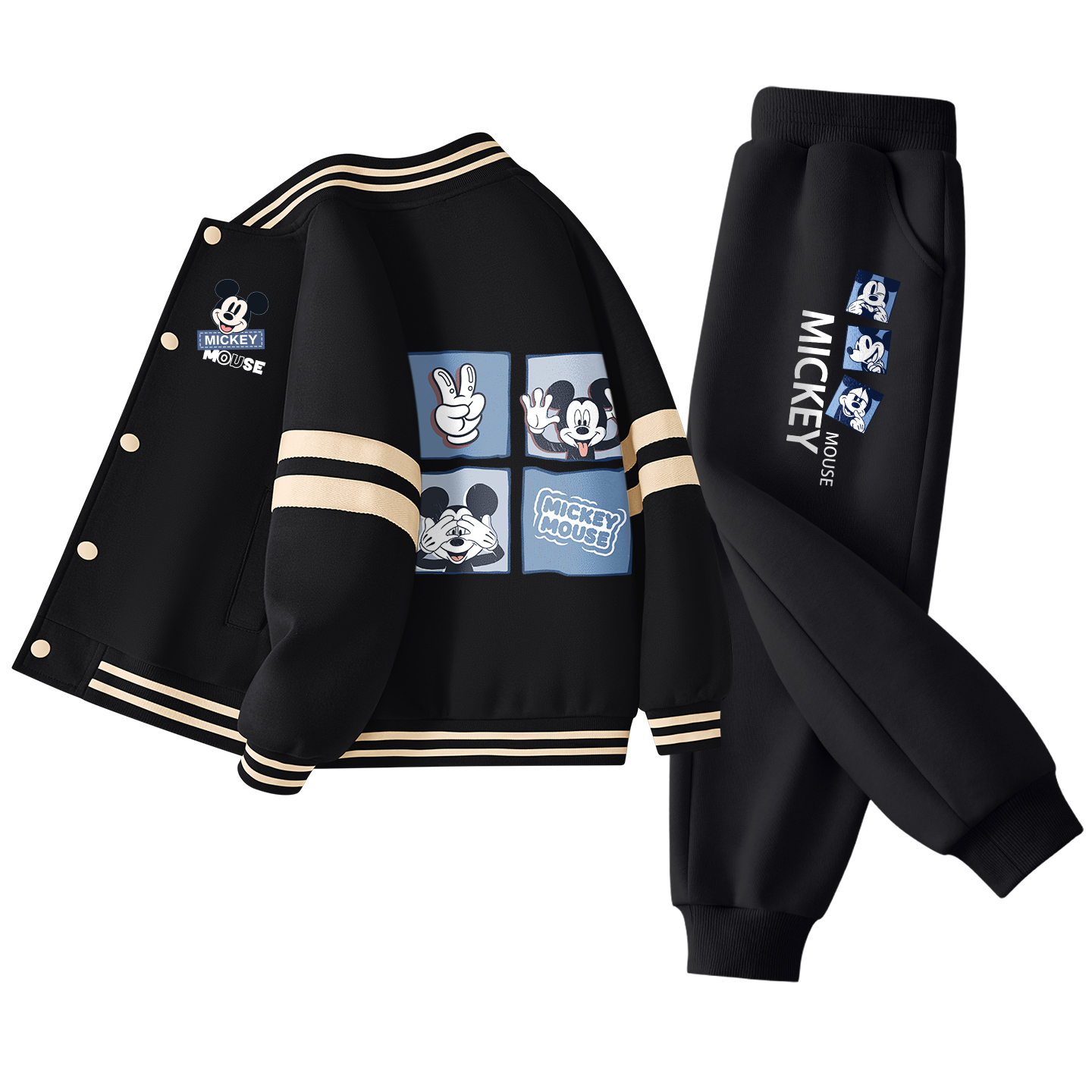 Детская повседневная спортивная одежда Disney, черный
Детская повседневная спортивная одежда Disney, черный