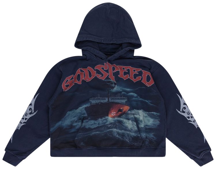 Толстовка Godspeed Seasick Hoodie, синий
Толстовка Godspeed Seasick Hoodie, синий