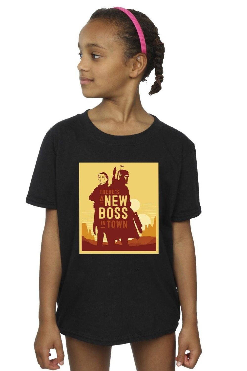 Хлопковая футболка с силуэтом The Book Of Boba Fett New Boss Sun Star Wars, черный
Хлопковая футболка с силуэтом The Book Of Boba Fett New Boss Sun Star Wars, черный