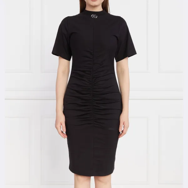 Платье-Футболка со сборками Karl Lagerfeld, черный
Платье-Футболка со сборками Karl Lagerfeld, черный