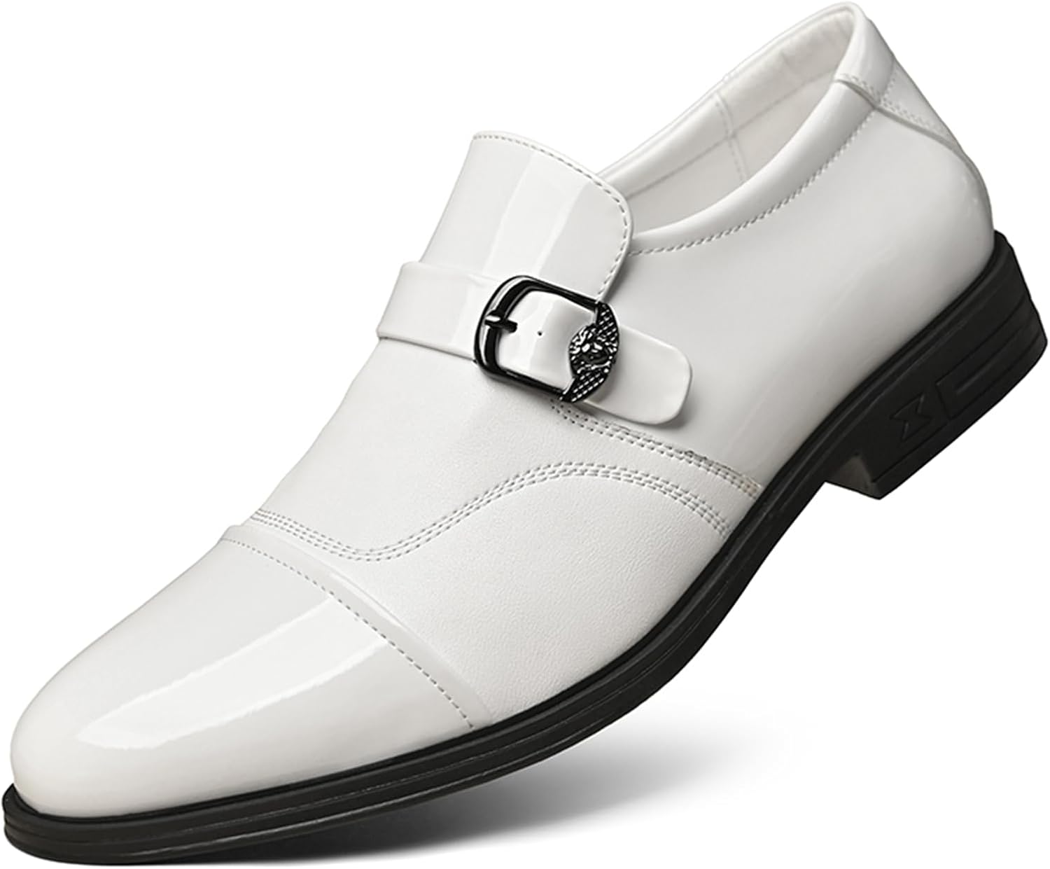 Мужские лоферы из натуральной кожи с пряжкой, на невысоком грубом каблуке, с нескользящей подошвой, удобные мягкие оксфорды для повседневной работы, вечеринок, свадеб, официальных мероприятий и офисного ношения весь день Tixewsjh, белый
Мужские лоферы из натуральной кожи с пряжкой, на невысоком грубом каблуке, с нескользящей подошвой, удобные мягкие оксфорды для повседневной работы, вечеринок, свадеб, официальных мероприятий и офисного ношения весь день Tixewsjh, белый