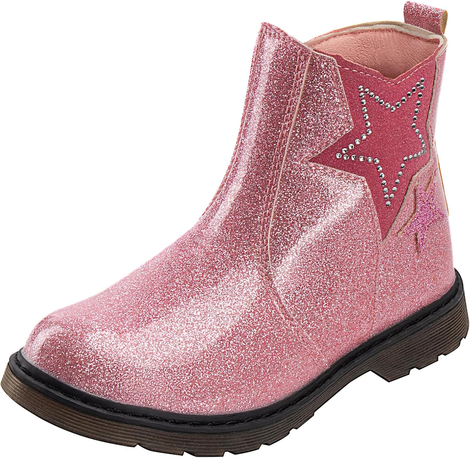 Детские ботинки TZJS для девочек, блестящие челси, теплые короткие ботильоны с низким каблуком, боковая молния, для малышей и маленьких детей, Pink
Детские ботинки TZJS для девочек, блестящие челси, теплые короткие ботильоны с низким каблуком, боковая молния, для малышей и маленьких детей, Pink