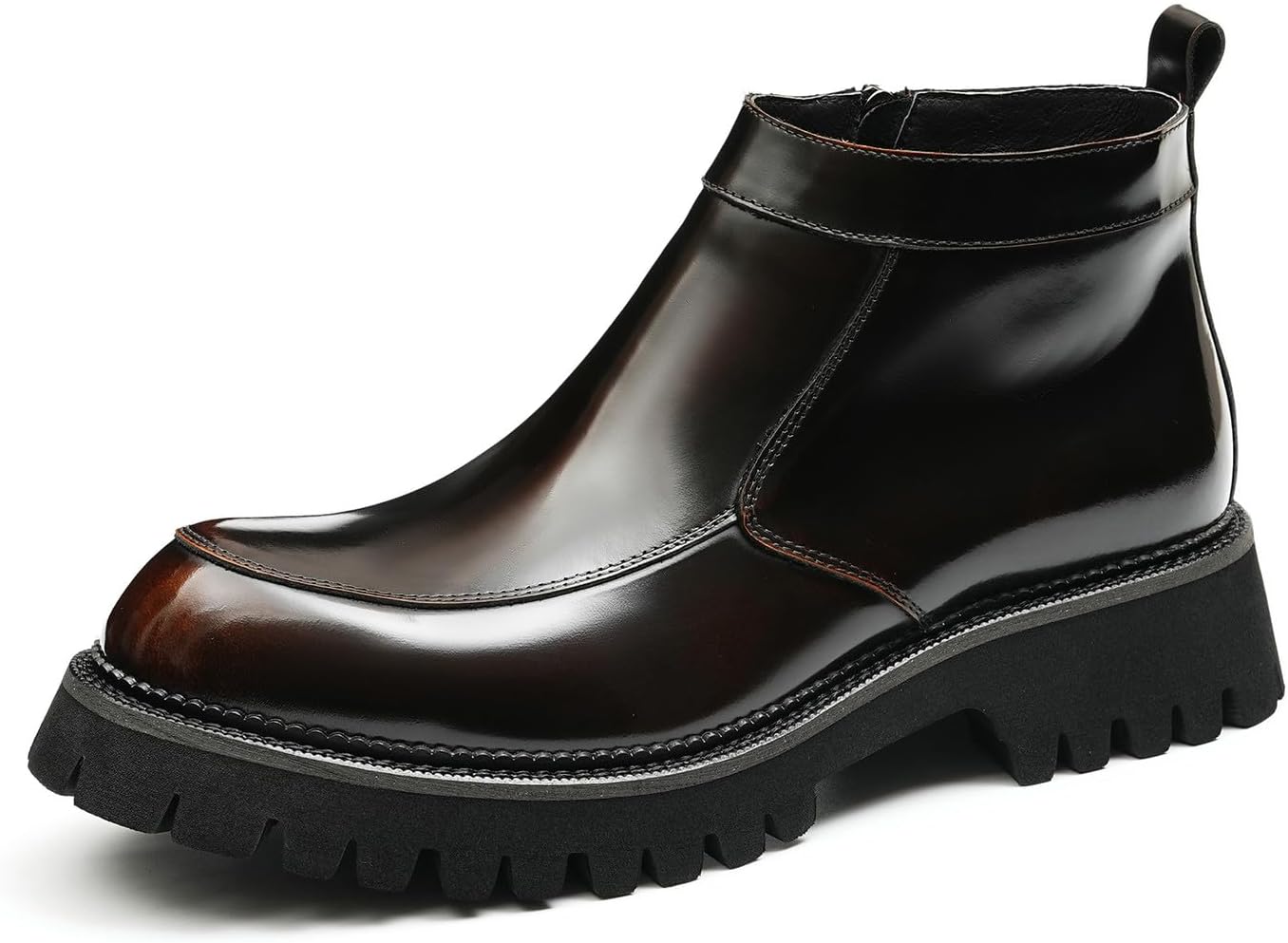 Мужские ботинки Santimon Mens Chelsea, повседневные, из натуральной кожи, чукка, с молнией, толстой подошвой, западного стиля, ковбойские, для мужчин, модные, для выпускного, свадьбы, деловые ботинки до щиколотки, коричневый
Мужские ботинки Santimon Mens Chelsea, повседневные, из натуральной кожи, чукка, с молнией, толстой подошвой, западного стиля, ковбойские, для мужчин, модные, для выпускного, свадьбы, деловые ботинки до щиколотки, коричневый