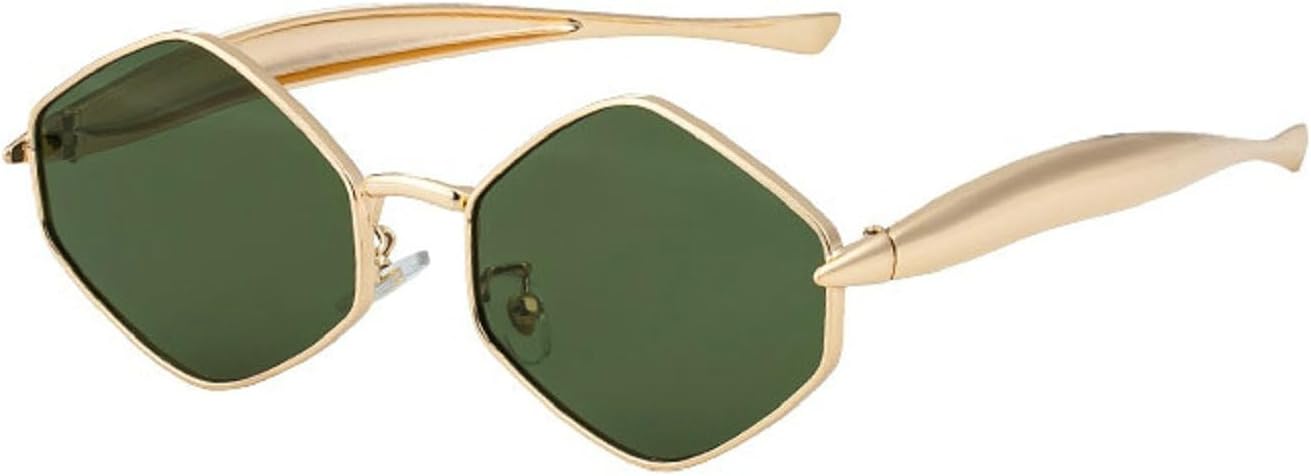 Маленькие панк-солнцезащитные очки в форме шестиугольника для женщин, роскошные, классическая металлическая оправа, многоугольные панк-солнцезащитные очки для женщин 98375 Melrose, Green
Маленькие панк-солнцезащитные очки в форме шестиугольника для женщин, роскошные, классическая металлическая оправа, многоугольные панк-солнцезащитные очки для женщин 98375 Melrose, Green