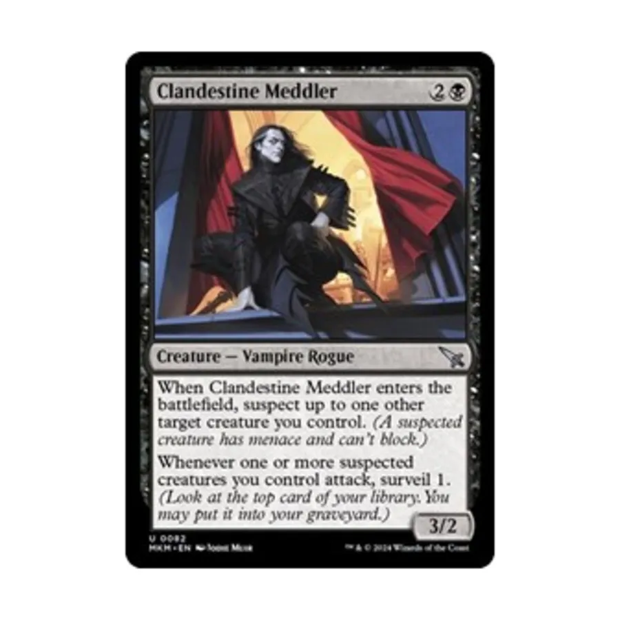 CCG Тайный вмешивающийся (U), MTG - Murders at Karlov Manor
CCG Тайный вмешивающийся (U), MTG - Murders at Karlov Manor