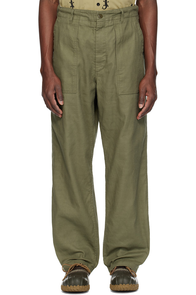 Брюки Fatigue Engineered Garments, зеленый
Брюки Fatigue Engineered Garments, зеленый