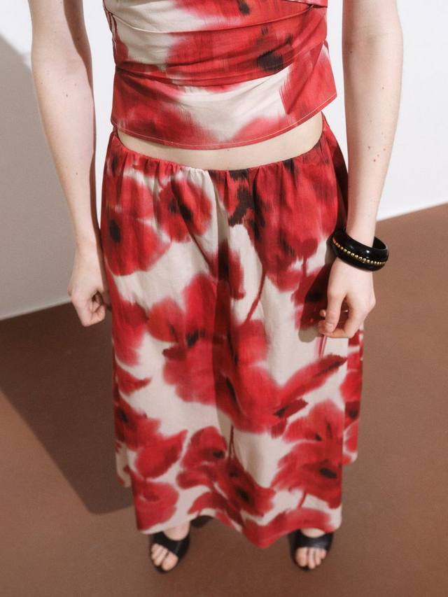 Акварельная абстрактная юбка с цветочным принтом Mango, Beige/Multi
Акварельная абстрактная юбка с цветочным принтом Mango, Beige/Multi