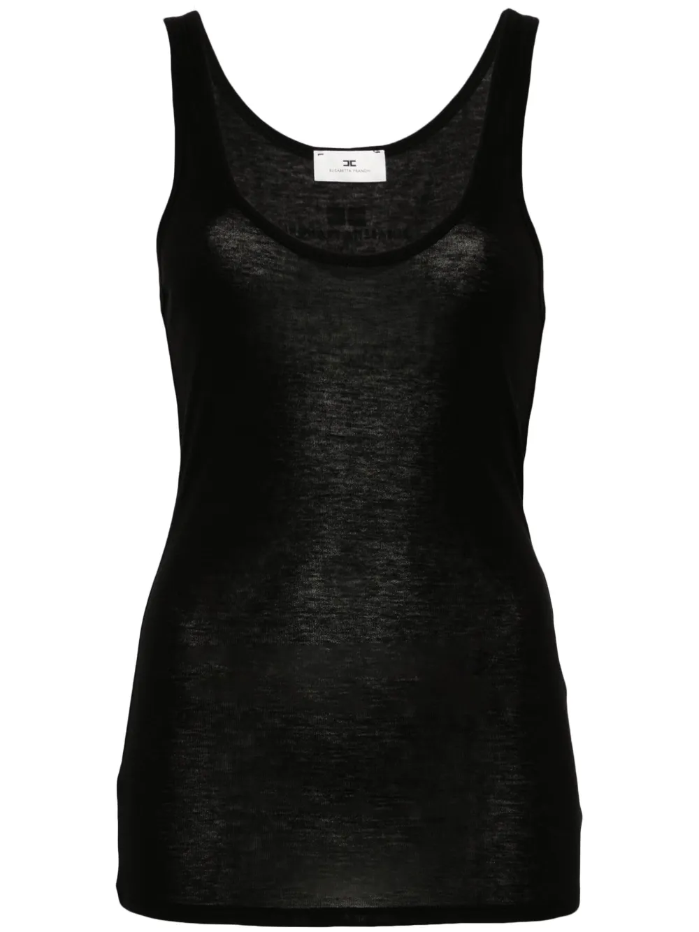 Топ с логотипом Elisabetta Franchi, черный
Топ с логотипом Elisabetta Franchi, черный