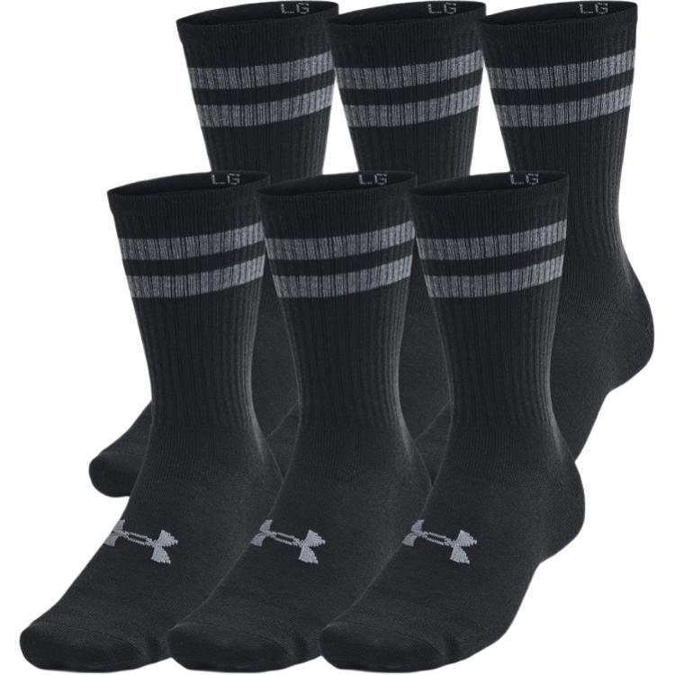 Under Armour Носки Mid Calf, мужские, набор из 6 пар, черный
Under Armour Носки Mid Calf, мужские, набор из 6 пар, черный