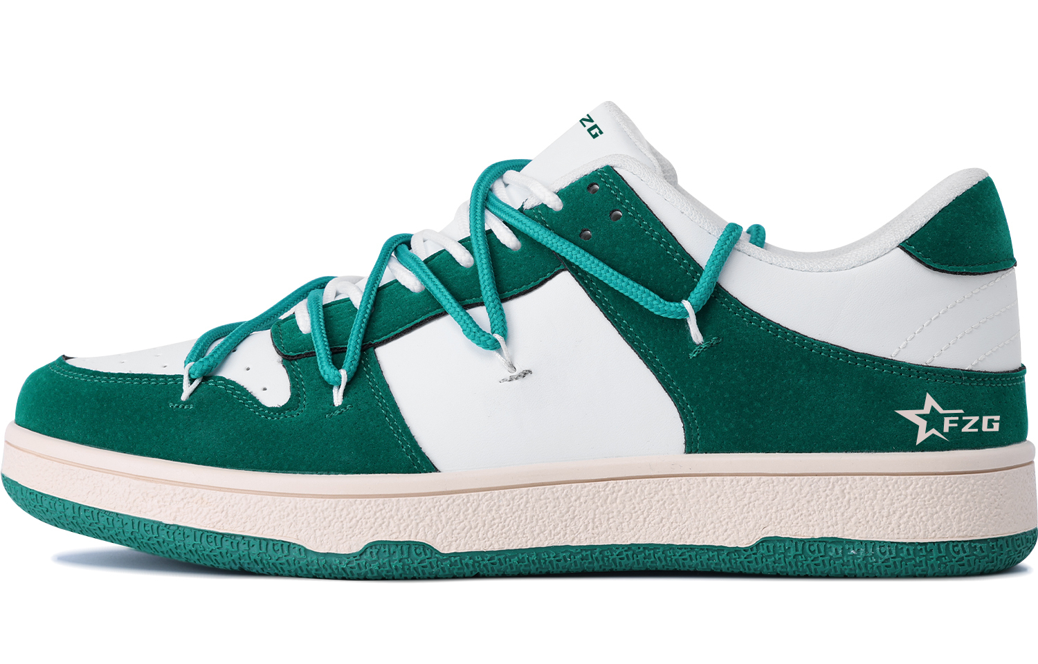 FZG Скользоустойчивые амортизирующие низкие скейтерские кроссовки мужские бело-зеленые, цвет White Green
FZG Скользоустойчивые амортизирующие низкие скейтерские кроссовки мужские бело-зеленые, цвет White Green