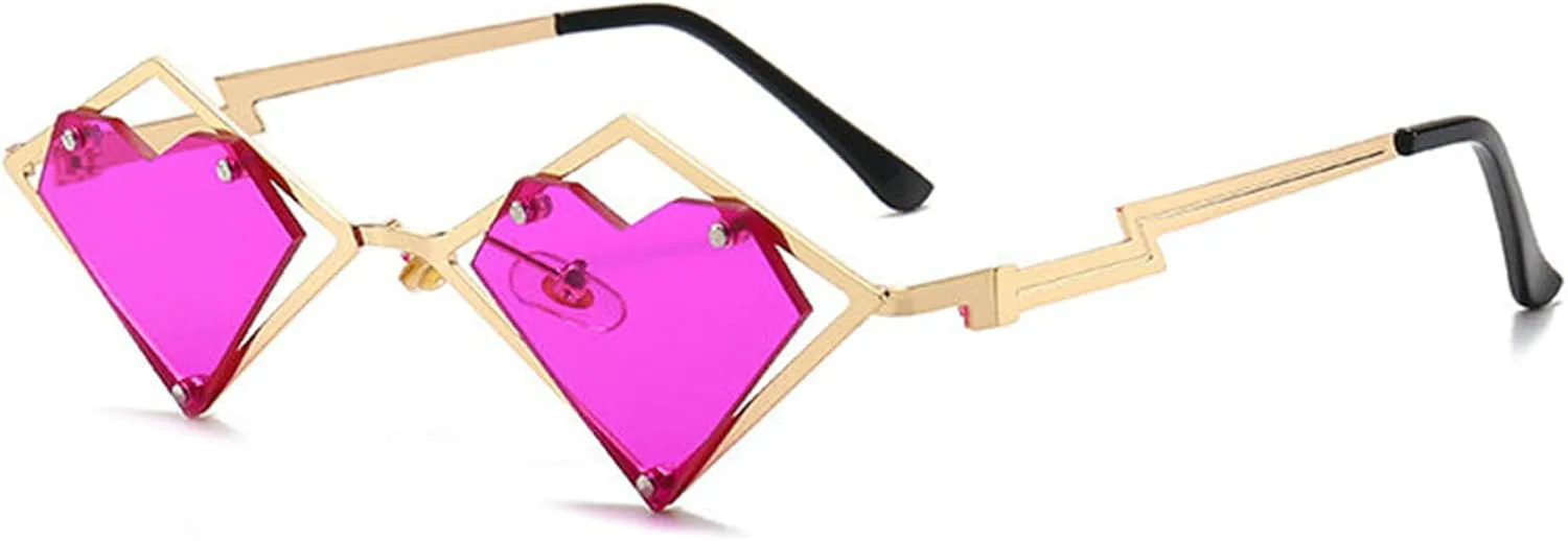 Ретро-очки в форме сердца неправильной формы для мужчин, панк, с прозрачными линзами цвета океана, для женщин, хип-хоп, для вечеринки, Хэллоуина willochra, Purple
Ретро-очки в форме сердца неправильной формы для мужчин, панк, с прозрачными линзами цвета океана, для женщин, хип-хоп, для вечеринки, Хэллоуина willochra, Purple