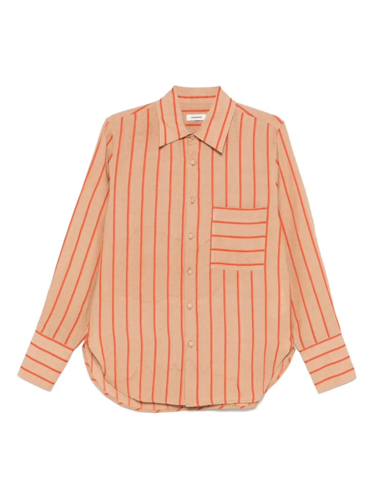 Полосатая рубашка SANDRO, коричневый
Полосатая рубашка SANDRO, коричневый
