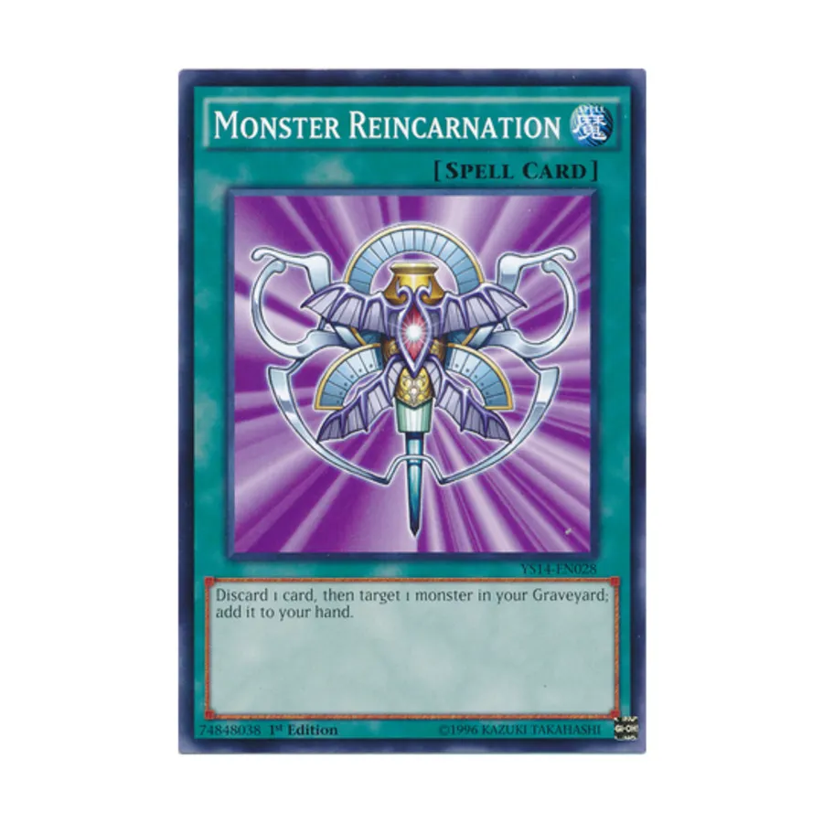 CCG Реинкарнация монстра (обычная), Yu-Gi-Oh - Structure Deck - Space-Time Showdown - Singles
CCG Реинкарнация монстра (обычная), Yu-Gi-Oh - Structure Deck - Space-Time Showdown - Singles