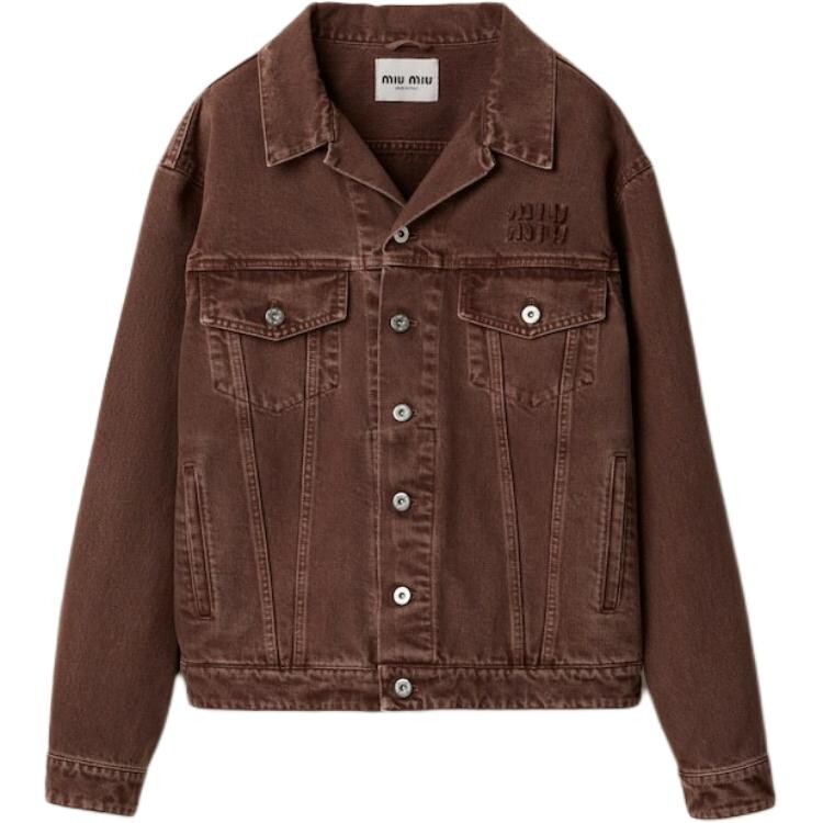 Джинсовая куртка женская коричневый Miu Miu
Джинсовая куртка женская коричневый Miu Miu