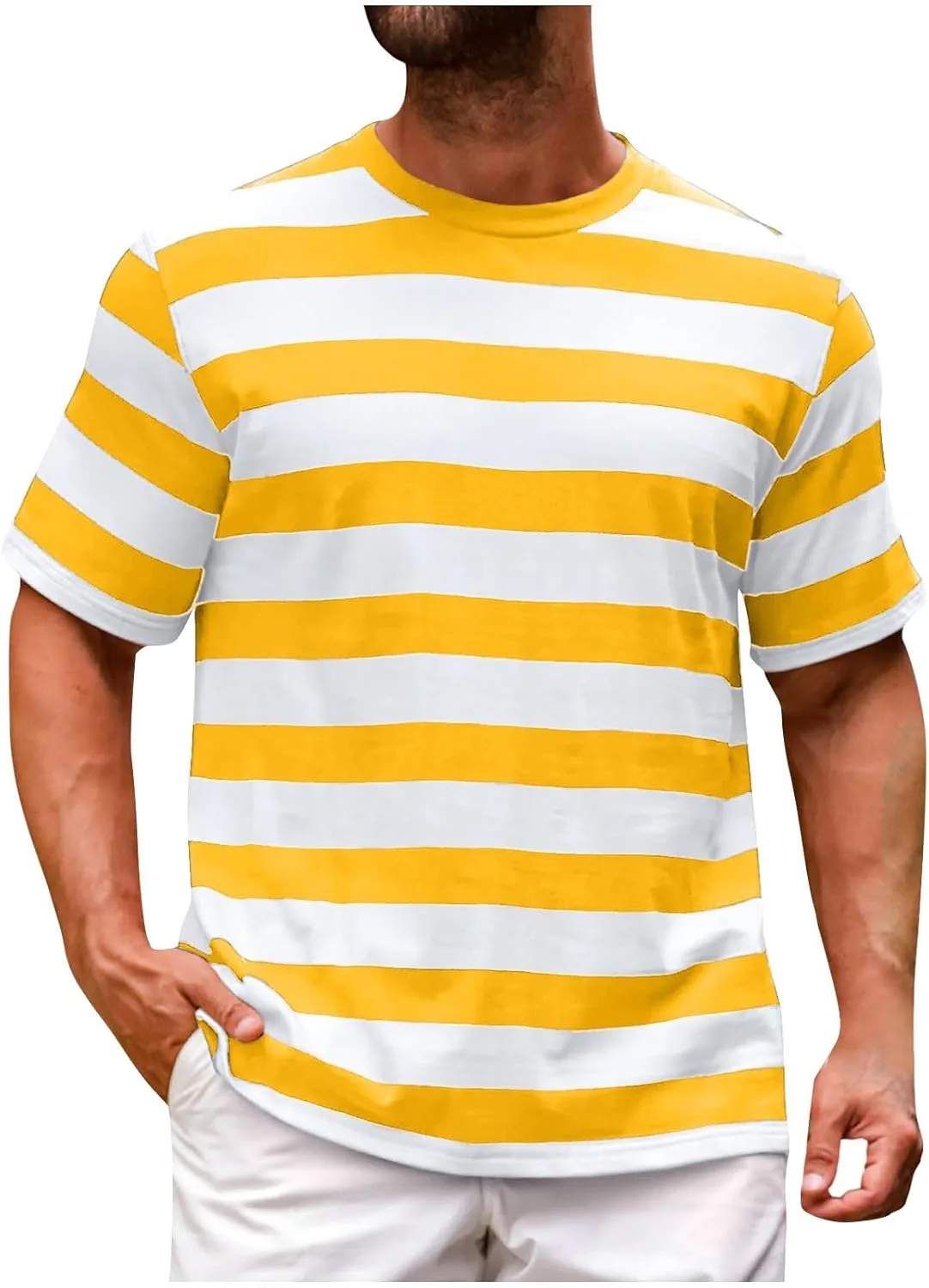 Поло с коротким рукавом для мужчин, Crewneck, Fitted
Поло с коротким рукавом для мужчин, Crewneck, Fitted