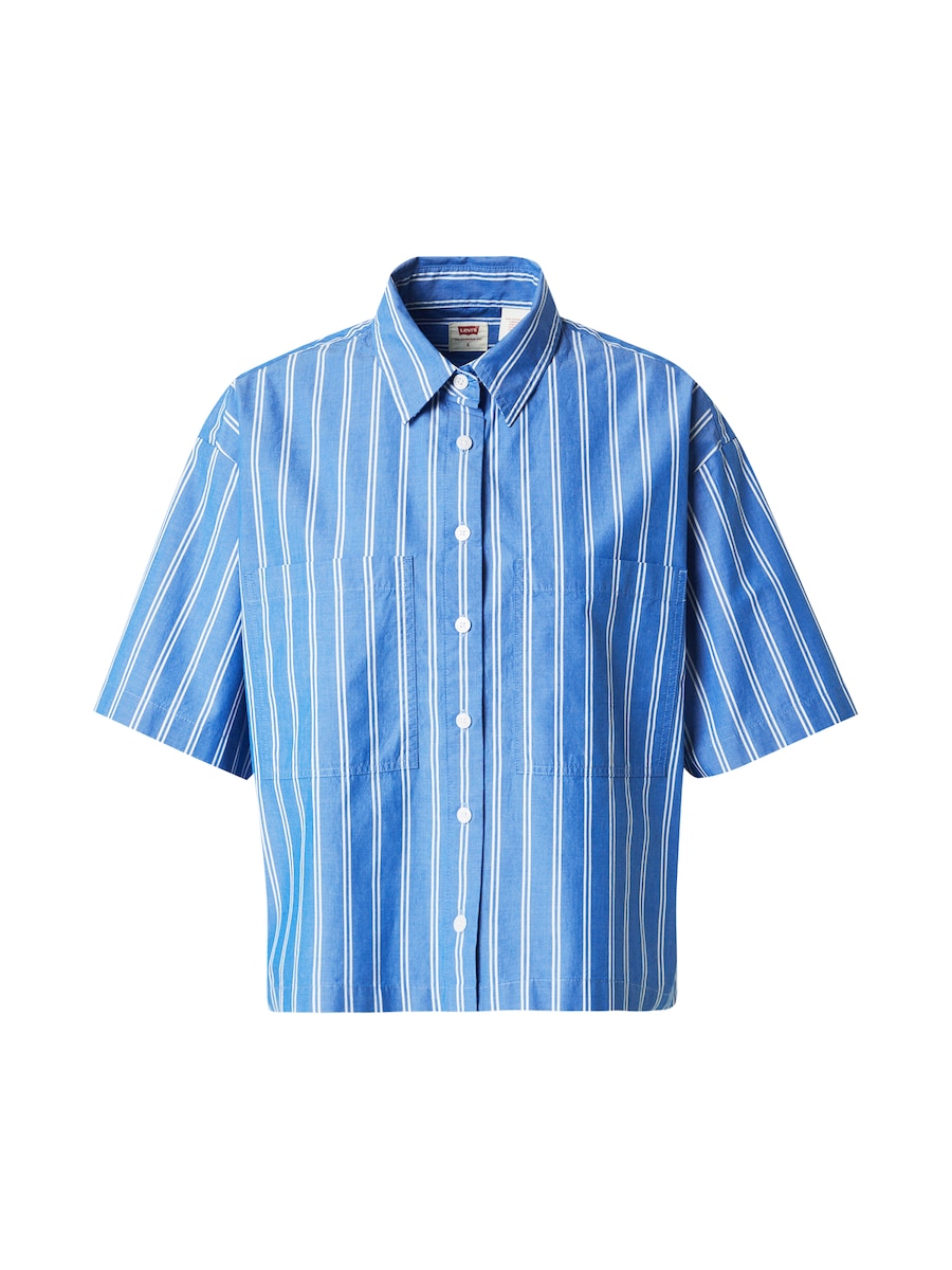 Блуза LEVI'S Harlie Short Sleeve Cropped Shirt, синий
Блуза LEVI'S Harlie Short Sleeve Cropped Shirt, синий