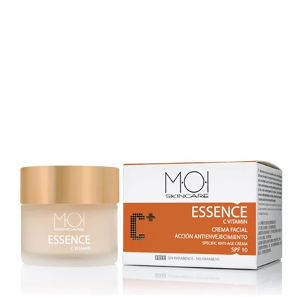 Крем для лица Essence Anti-Aging SPF 10 с витамином C - Без парабенов Moi Moises Campo
Крем для лица Essence Anti-Aging SPF 10 с витамином C - Без парабенов Moi Moises Campo
