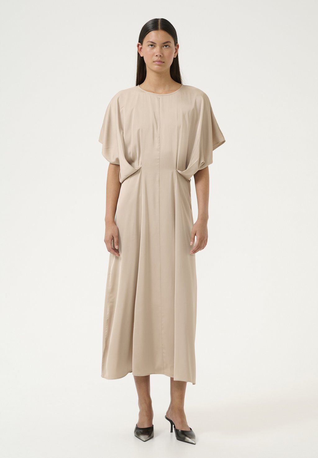 Платье макси Karen by Simonsen, серо-коричневый 
Платье макси Karen by Simonsen, серо-коричневый