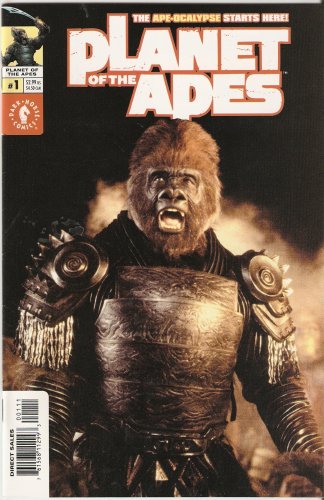 Planet of the Apes #1 (Photo Cover) September 2001 (Dark Horse Comics)
Planet of the Apes #1 (Photo Cover) September 2001 (Dark Horse Comics)