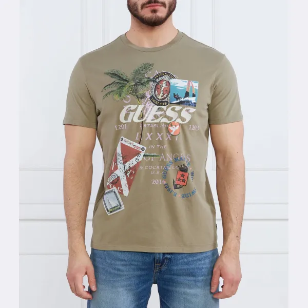 Футболка стандартного кроя Guess, зеленый
Футболка стандартного кроя Guess, зеленый
