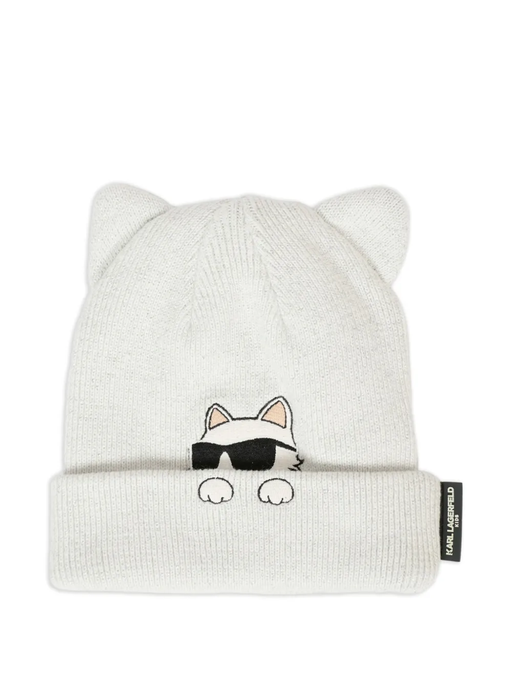Шапка бини с ушками Karl Lagerfeld Kids, белый
Шапка бини с ушками Karl Lagerfeld Kids, белый