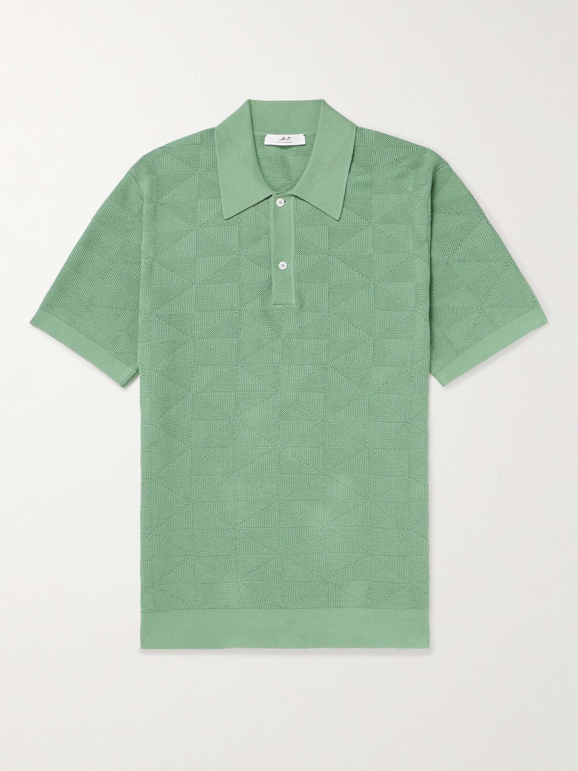 Рубашка поло жаккардовой вязки из хлопка Mr P., зеленый
Рубашка поло жаккардовой вязки из хлопка Mr P., зеленый
