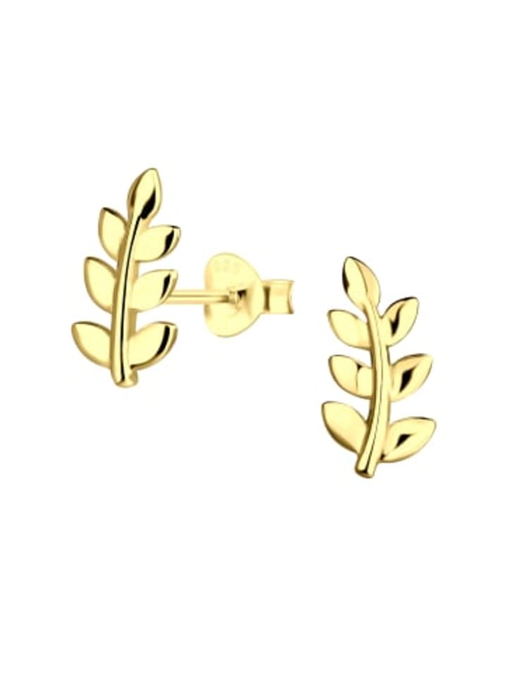 Alexander York Серьги-гвоздики в форме листа, серебро 925 пробы в золотом исполнении, комплект из 2 штук
Alexander York Серьги-гвоздики в форме листа, серебро 925 пробы в золотом исполнении, комплект из 2 штук