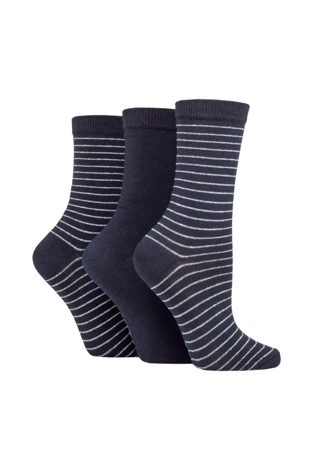 3 пары носков в тонкую полоску из 100% переработанного хлопка SOCKSHOP TORE, синий
3 пары носков в тонкую полоску из 100% переработанного хлопка SOCKSHOP TORE, синий