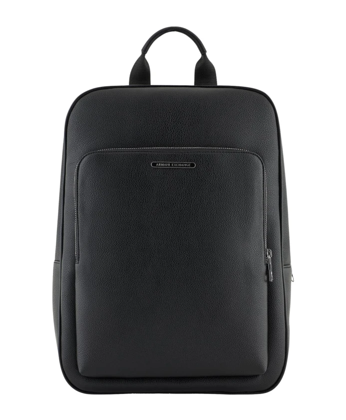 Черный рюкзак с тройной молнией Armani Exchange, черный
Черный рюкзак с тройной молнией Armani Exchange, черный