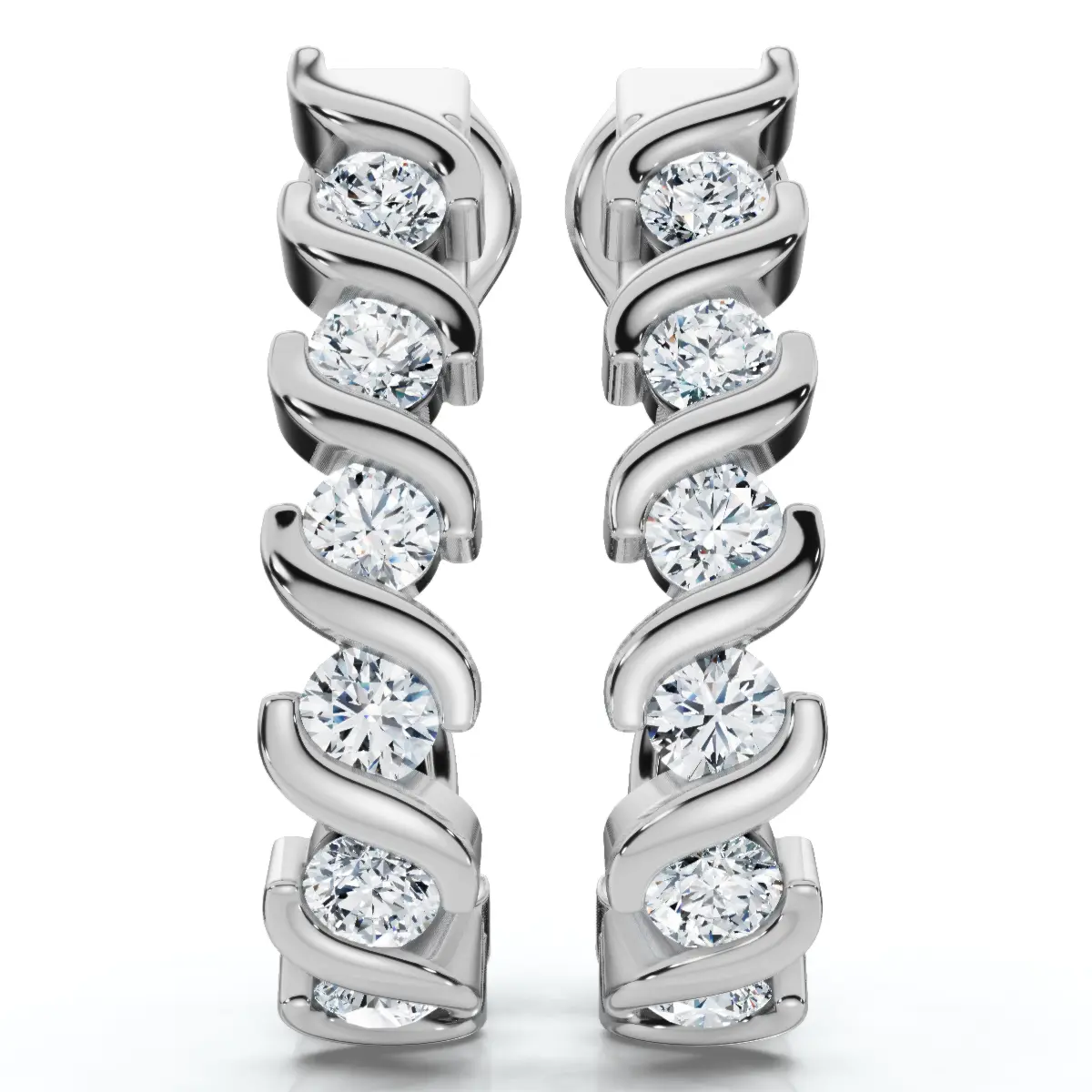 Серьги с бриллиантами 3/8 карата, выращенными в лаборатории, из 14-каратного золота Pompeii2, 14K White Gold
Серьги с бриллиантами 3/8 карата, выращенными в лаборатории, из 14-каратного золота Pompeii2, 14K White Gold