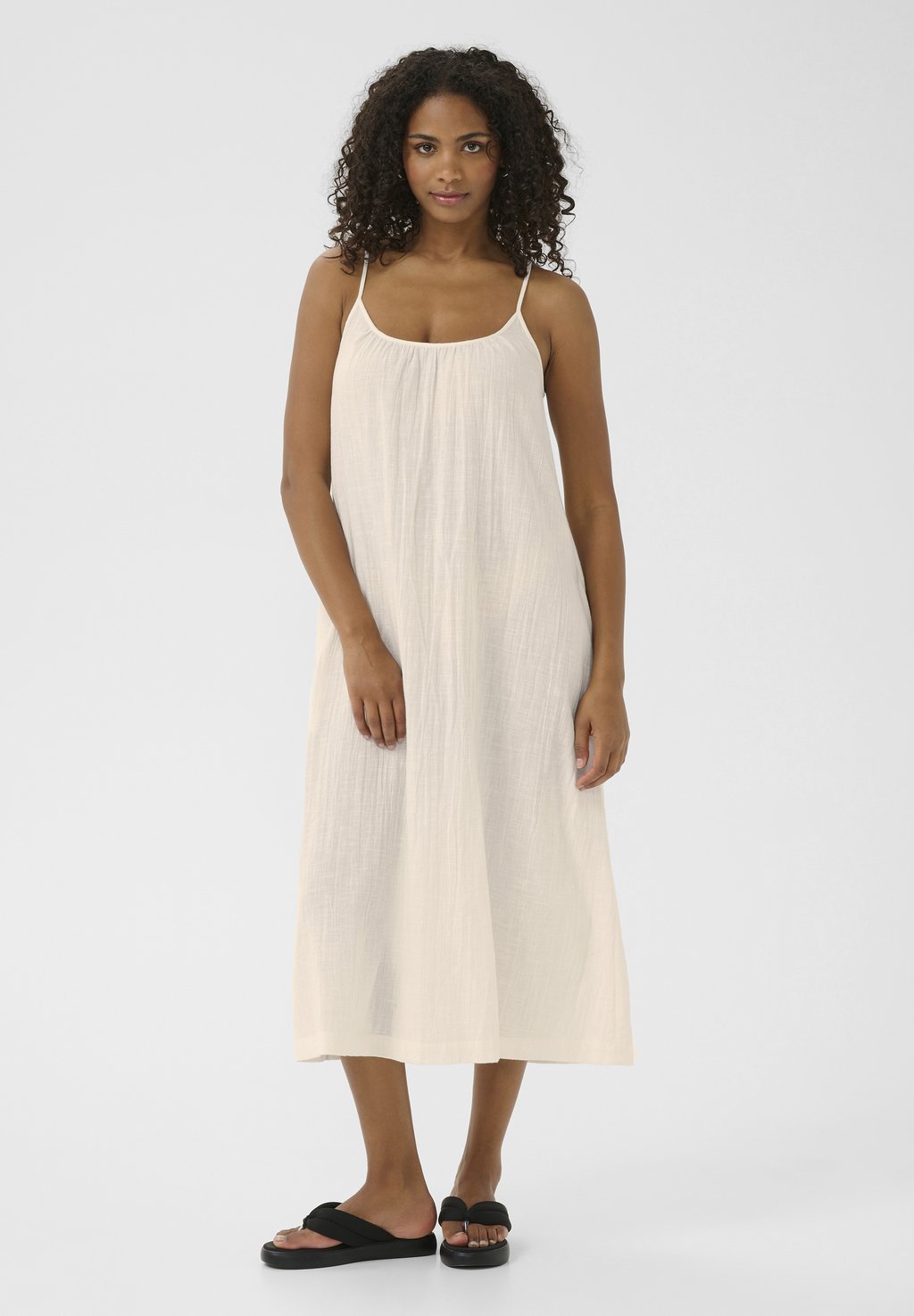 Повседневное платье KAPAULINE Kaffe, слоновая кость 
Повседневное платье KAPAULINE Kaffe, слоновая кость