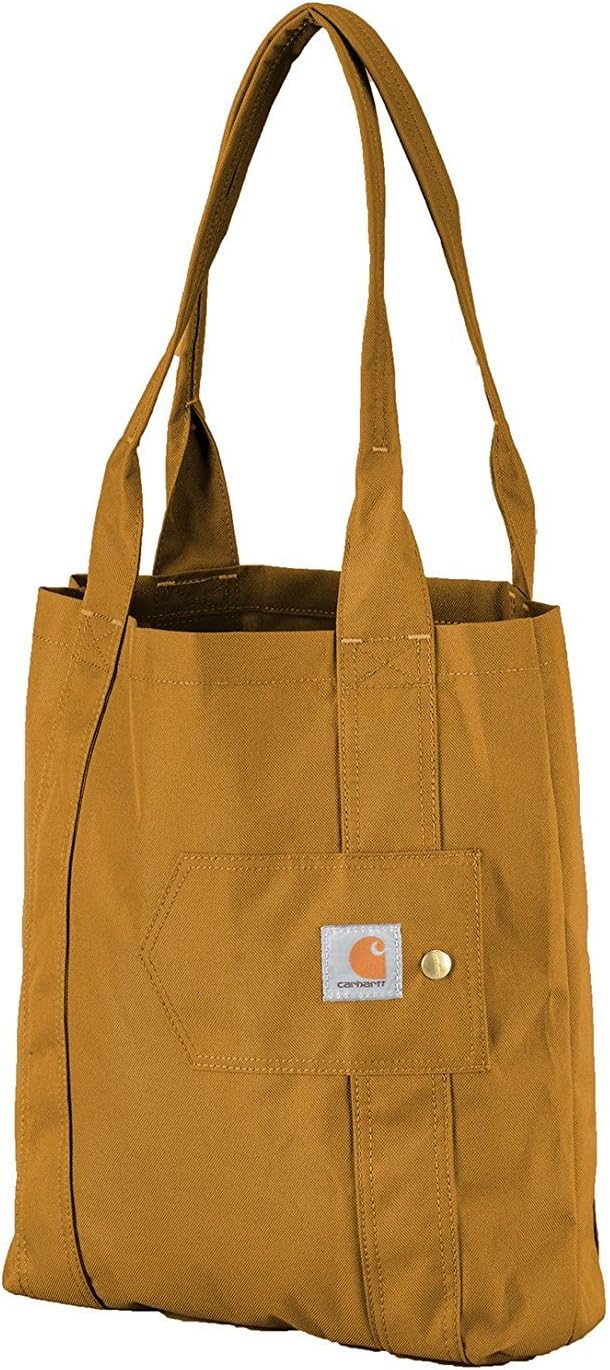 Carhartt Unisex вертикальная открытая сумка-тоут прочная водоотталкивающая сумка-тоут, Carhartt Brown
Carhartt Unisex вертикальная открытая сумка-тоут прочная водоотталкивающая сумка-тоут, Carhartt Brown