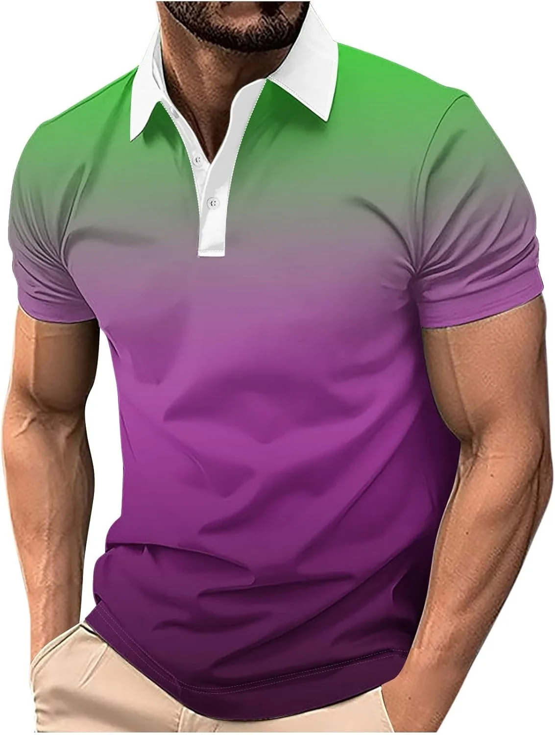 Мужская футболка с коротким рукавом Gradient Color для тренировок и тенниса
Мужская футболка с коротким рукавом Gradient Color для тренировок и тенниса