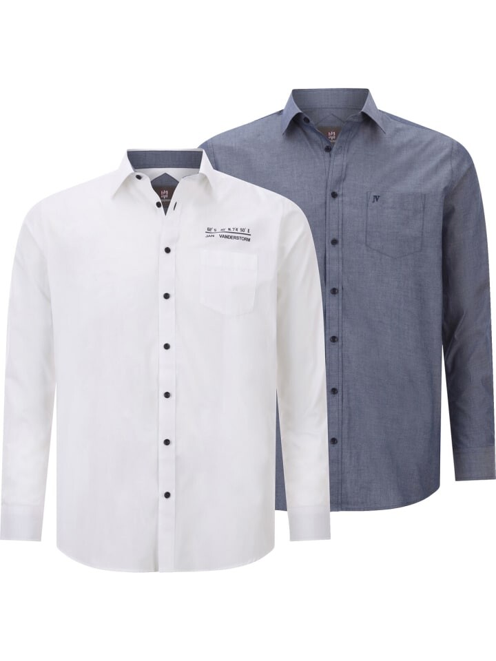 Рубашка Jan Vanderstorm Doppelpack ULFE, цвет dunkelblau weiß
Рубашка Jan Vanderstorm Doppelpack ULFE, цвет dunkelblau weiß