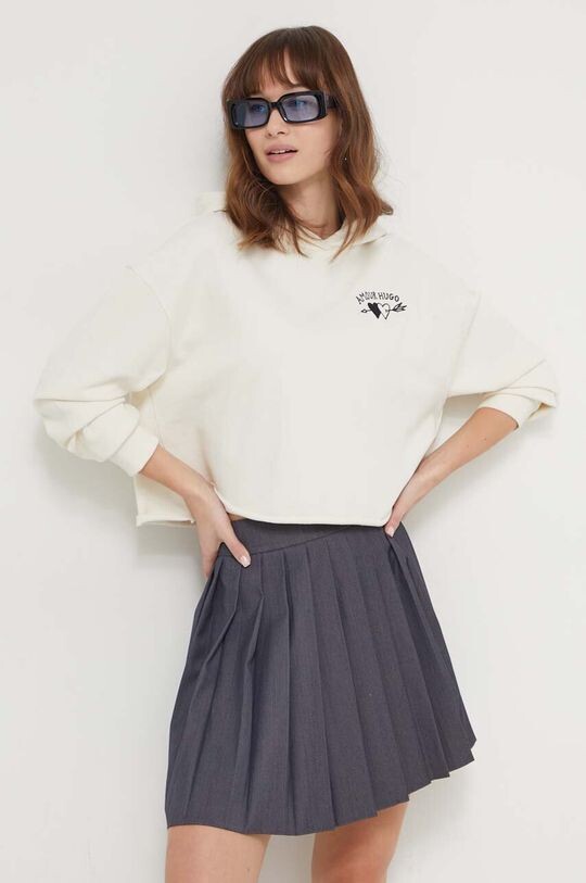 Хлопковая толстовка Hugo, бежевый
Хлопковая толстовка Hugo, бежевый