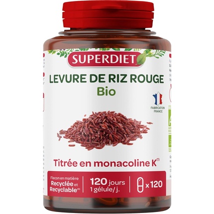 Органический красный дрожжевой рис веганский с высоким содержанием монаколина К Superdiet
Органический красный дрожжевой рис веганский с высоким содержанием монаколина К Superdiet