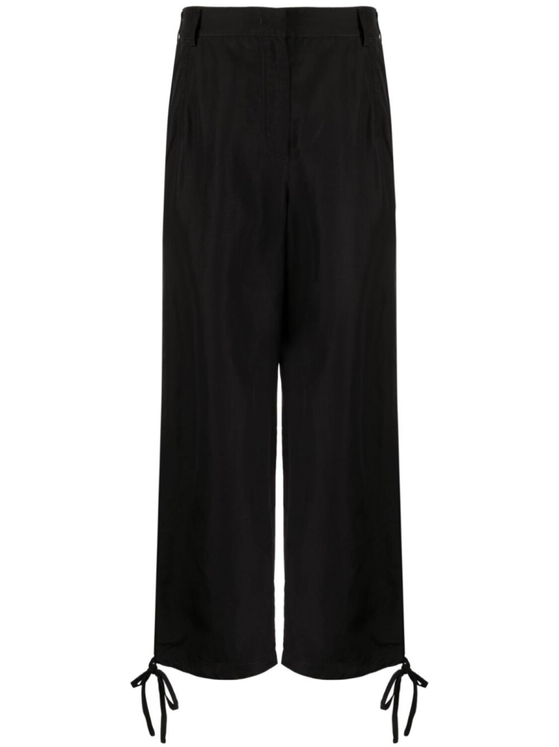 MSGM укороченные брюки с завязками на манжетах, черный
MSGM укороченные брюки с завязками на манжетах, черный