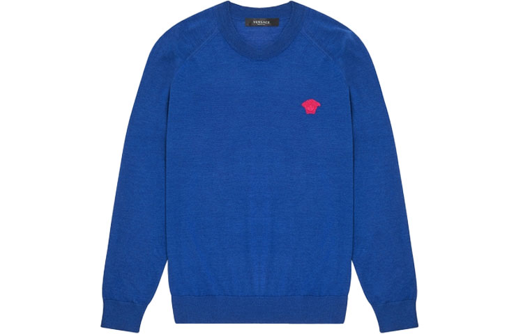 VERSACE Мужская синяя толстовка
VERSACE Мужская синяя толстовка