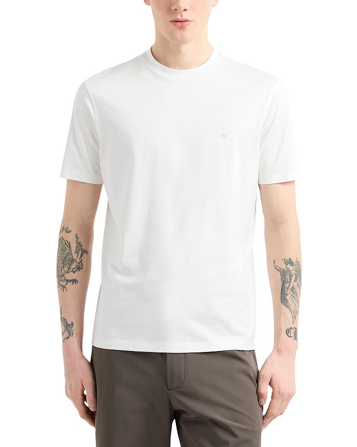 Футболка с коротким рукавом и логотипом Emporio Armani, белый
Футболка с коротким рукавом и логотипом Emporio Armani, белый