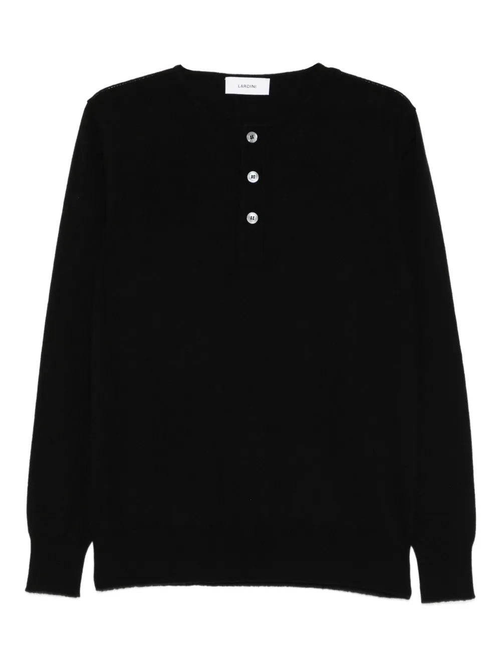 Свитер на пуговицах Lardini, черный
Свитер на пуговицах Lardini, черный