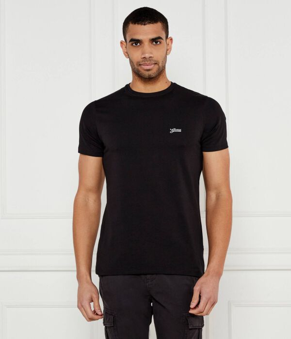 Футболка мужская Guess Jeans облегающего кроя однотонная, черный
Футболка мужская Guess Jeans облегающего кроя однотонная, черный