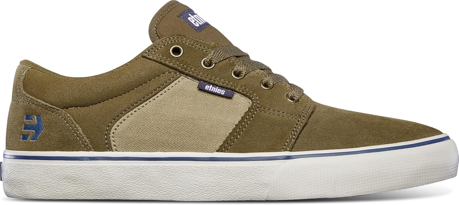 Кроссовки Etnies Barge LS - Классический скейтбордистский стиль, узкий вулканизированный силуэт, массивный бронированный воротник, усиленная вулканизация, амортизация, кроссовки на каждый день, синий/коричневый/бежевый
Кроссовки Etnies Barge LS - Классический скейтбордистский стиль, узкий вулканизированный силуэт, массивный бронированный воротник, усиленная вулканизация, амортизация, кроссовки на каждый день, синий/коричневый/бежевый