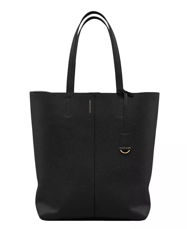 Высокая мягкая кожаная сумка-тоут Maison De Sabré, черный
Высокая мягкая кожаная сумка-тоут Maison De Sabré, черный