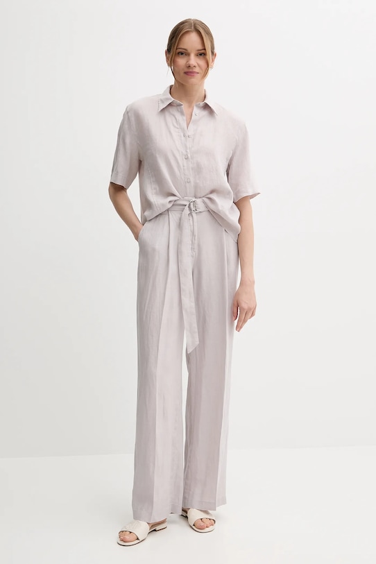 Льняная рубашка Sisley, серый
Льняная рубашка Sisley, серый