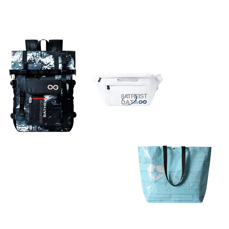 8atheist Большой унисекс-черный рюкзак из полиэстера, Fanny Pack Combo 1
8atheist Большой унисекс-черный рюкзак из полиэстера, Fanny Pack Combo 1