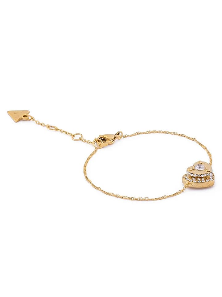 Guess Женский браслет с сердечками, золотистого цвета, размер S
Guess Женский браслет с сердечками, золотистого цвета, размер S