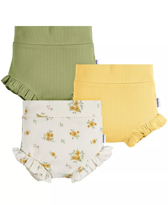 Шорты-пузыри для девочек, 3 шт Gerber, мультиколор
Шорты-пузыри для девочек, 3 шт Gerber, мультиколор