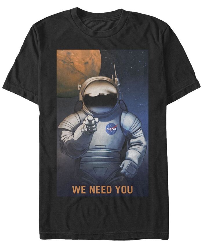 Мужская футболка NASA с короткими рукавами Mars We Need You Fifth Sun, черный
Мужская футболка NASA с короткими рукавами Mars We Need You Fifth Sun, черный